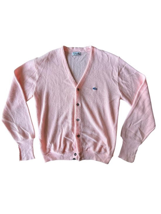 Izod Lacoste Sweaters - Vintage Izod Lacoste Cardigan Sweater, Women’s XL 70s